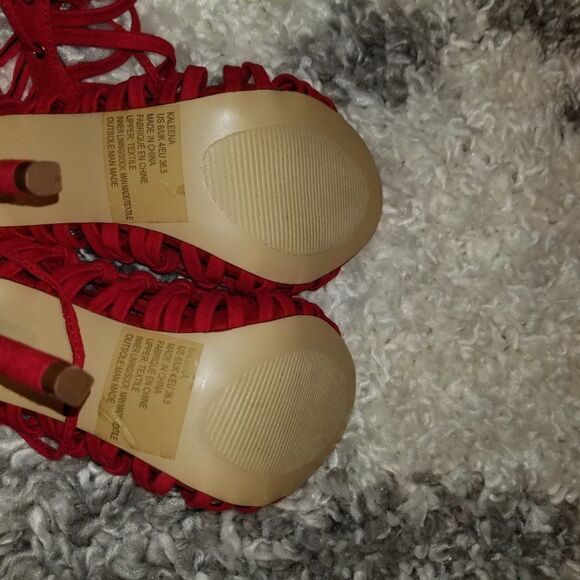 BRAND NEW SHOEDAZZLE ANKLE STRAP OPEN TOE HIGH HEEL STILETTOS SANDAL - Picture 7 of 16